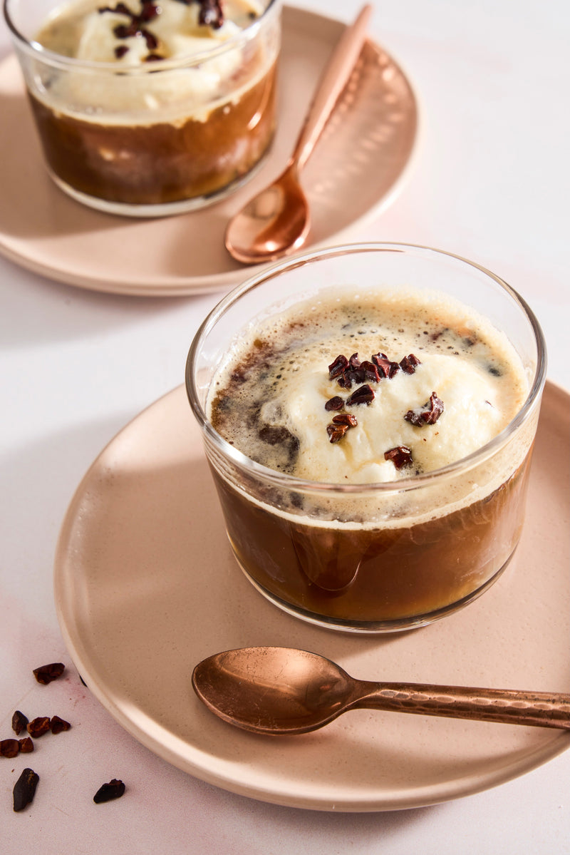 Affogato with Chocolate & Orange