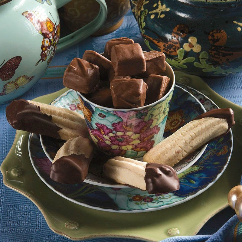 Chocolate Dipped Spritz Cookies