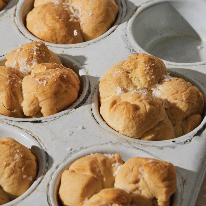 Cloverleaf Rolls with Honey Butter