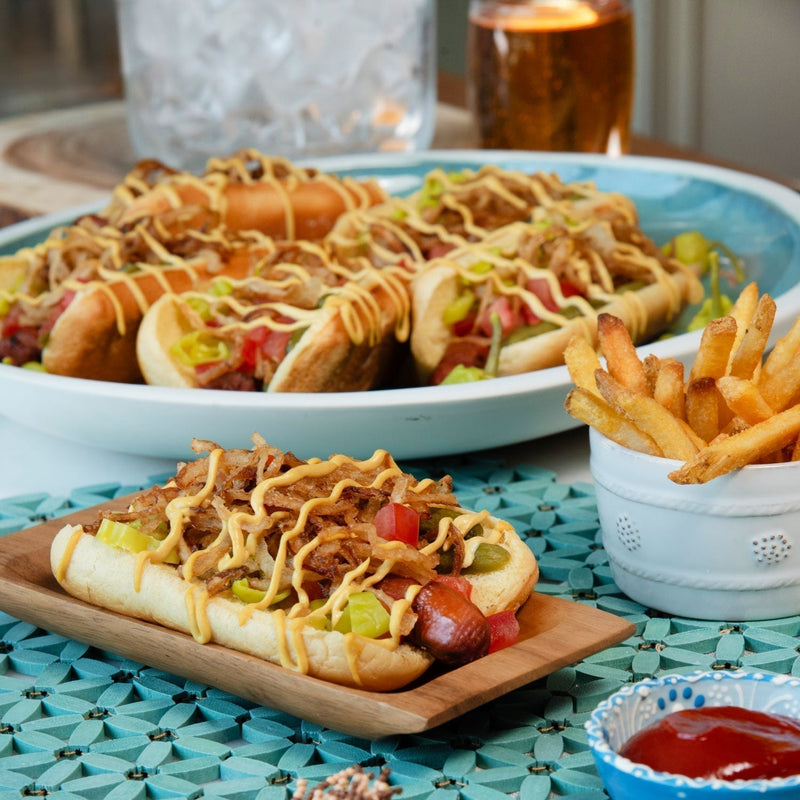 Loaded Twisty Hot Dogs