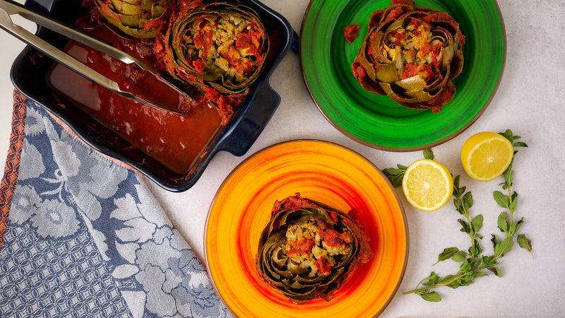 Pork Stuffed Artichoke