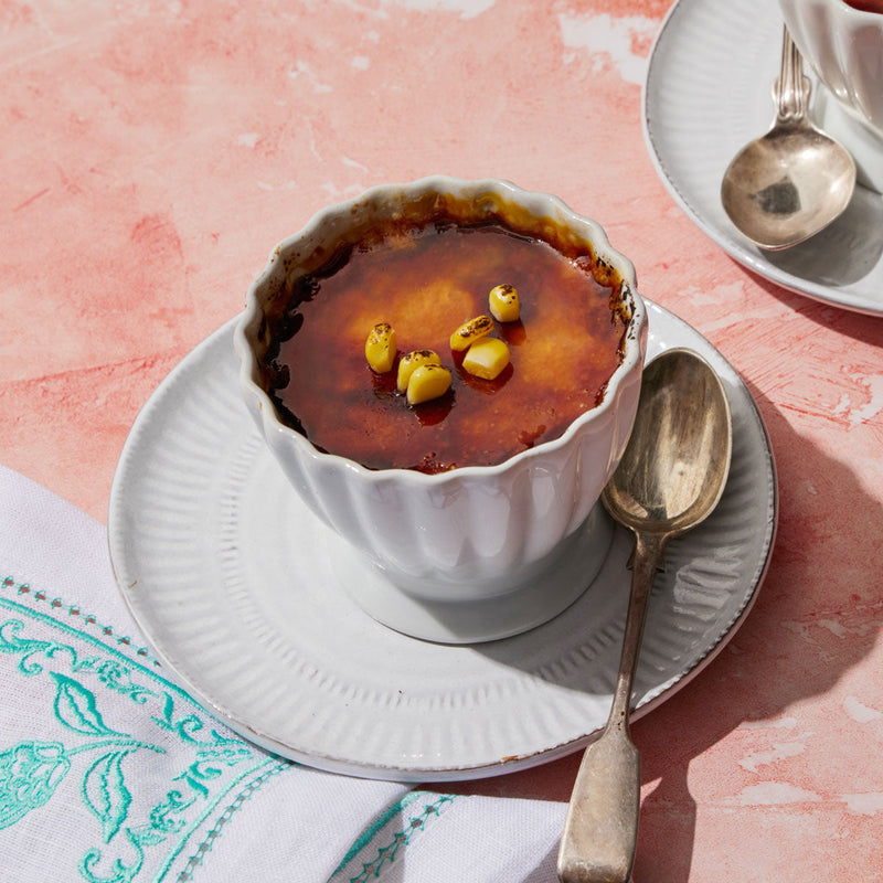 Sweet Corn Crème Brûlée