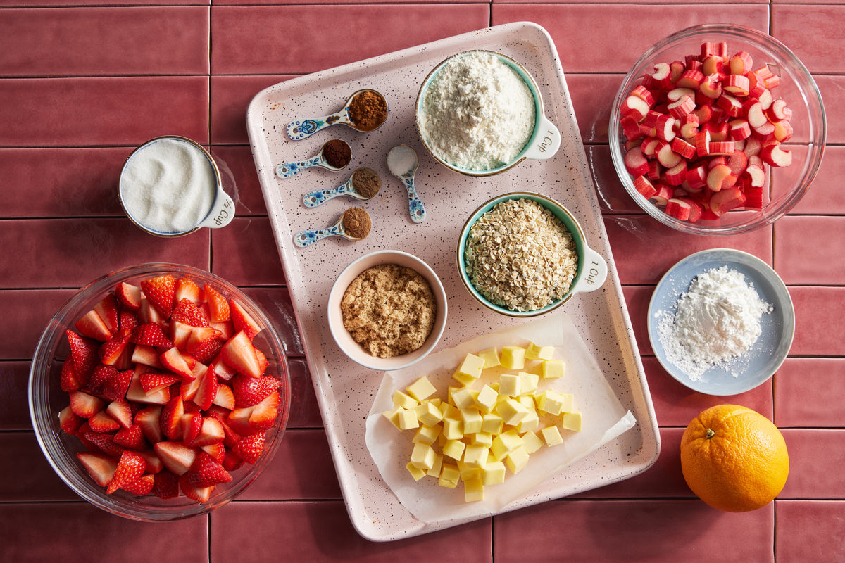 Strawberry Rhubarb Crisp