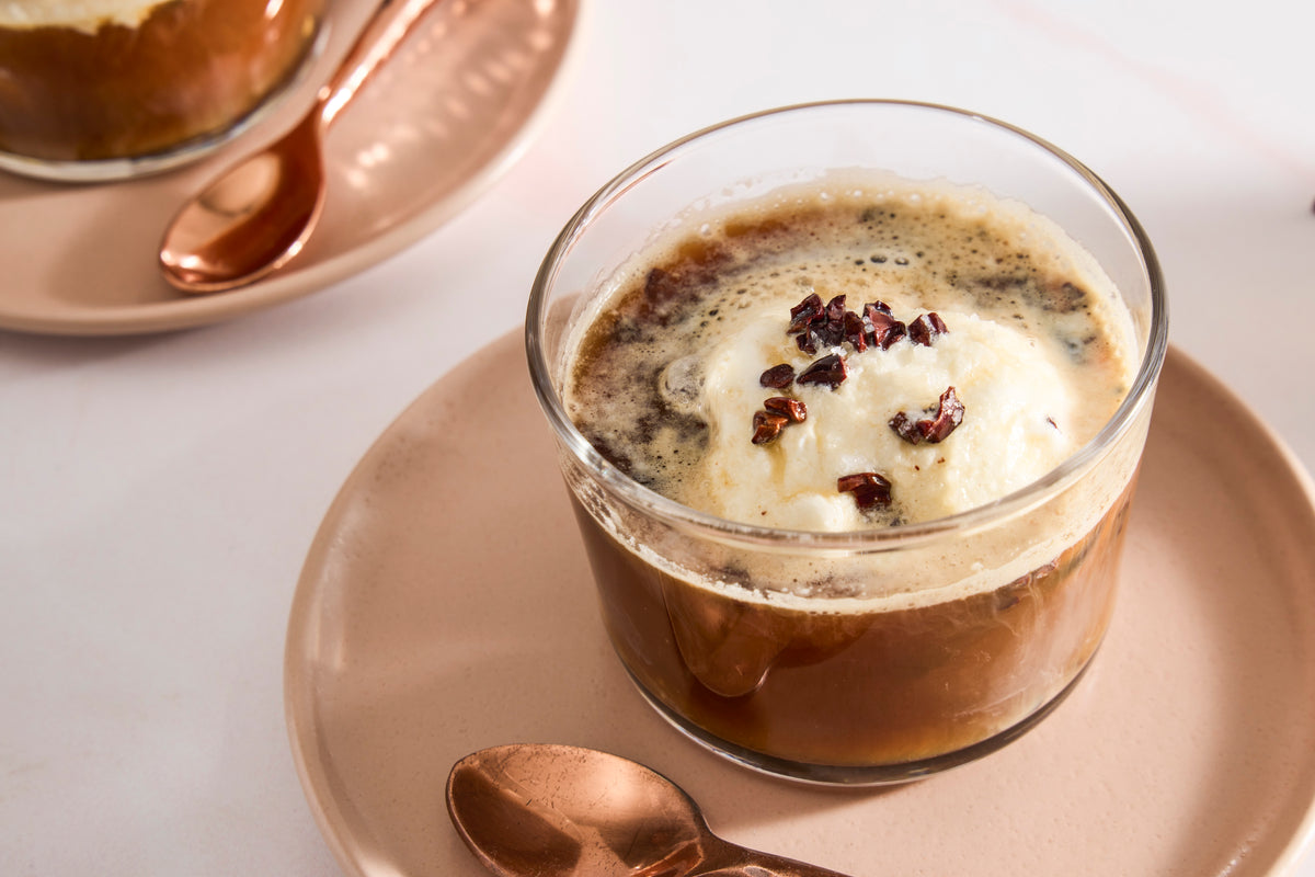 Affogato with Chocolate & Orange