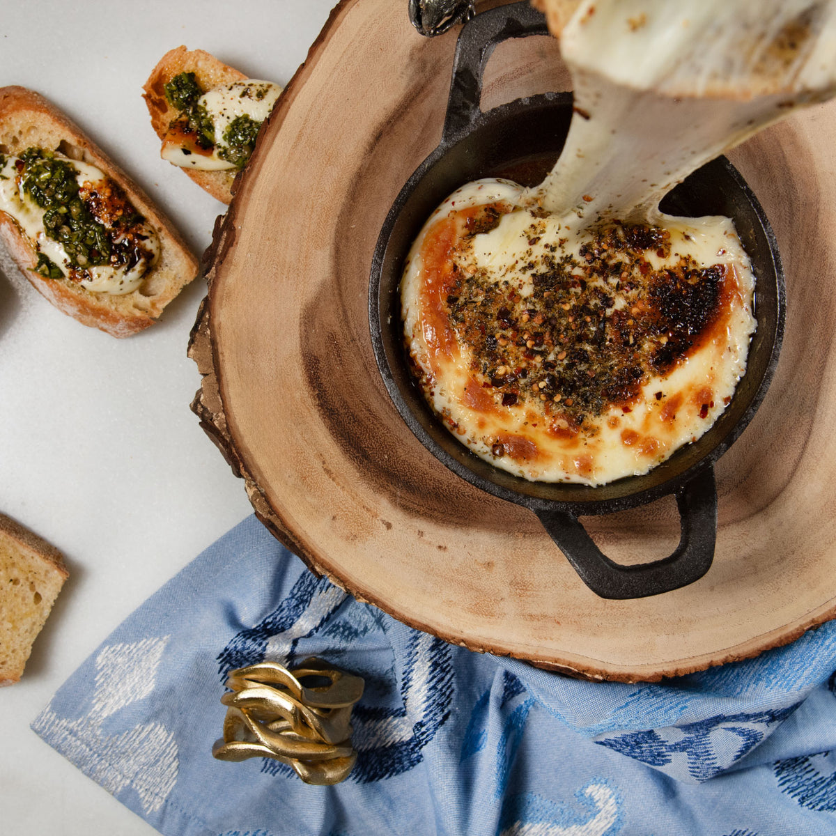 Provoleta (Argentine Grilled Provolone Dip)