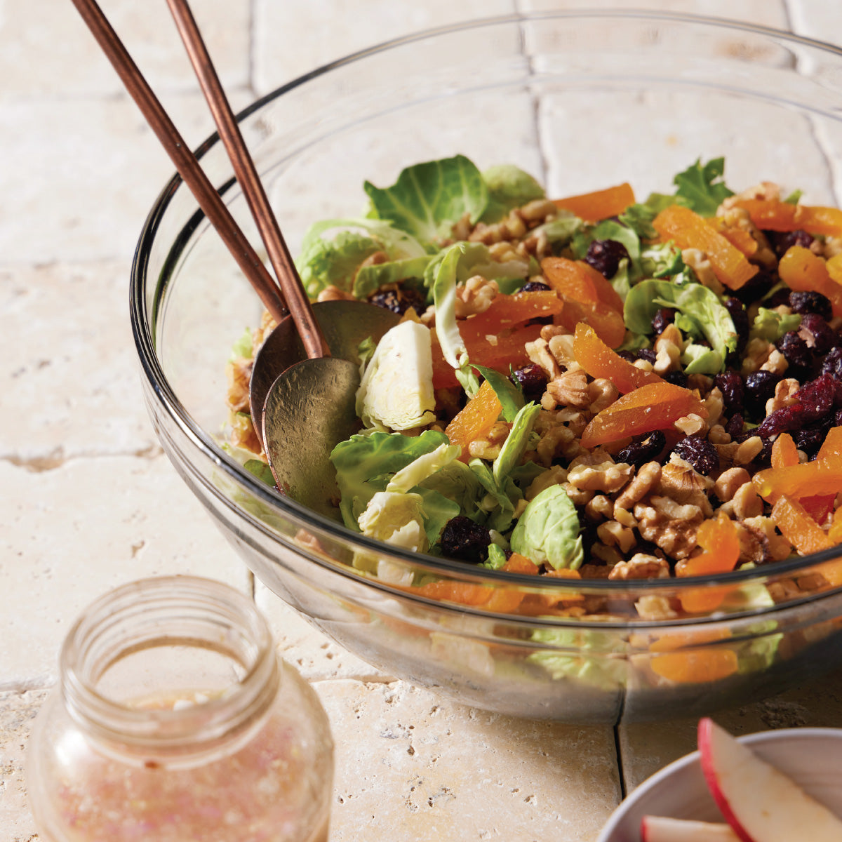 Cranberry Brussel Sprout Wild Rice Salad