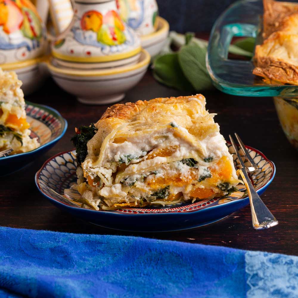 Butternut Squash & Kale Lasagna