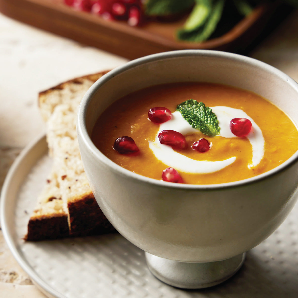 Spiced Carrot & Lentil Soup
