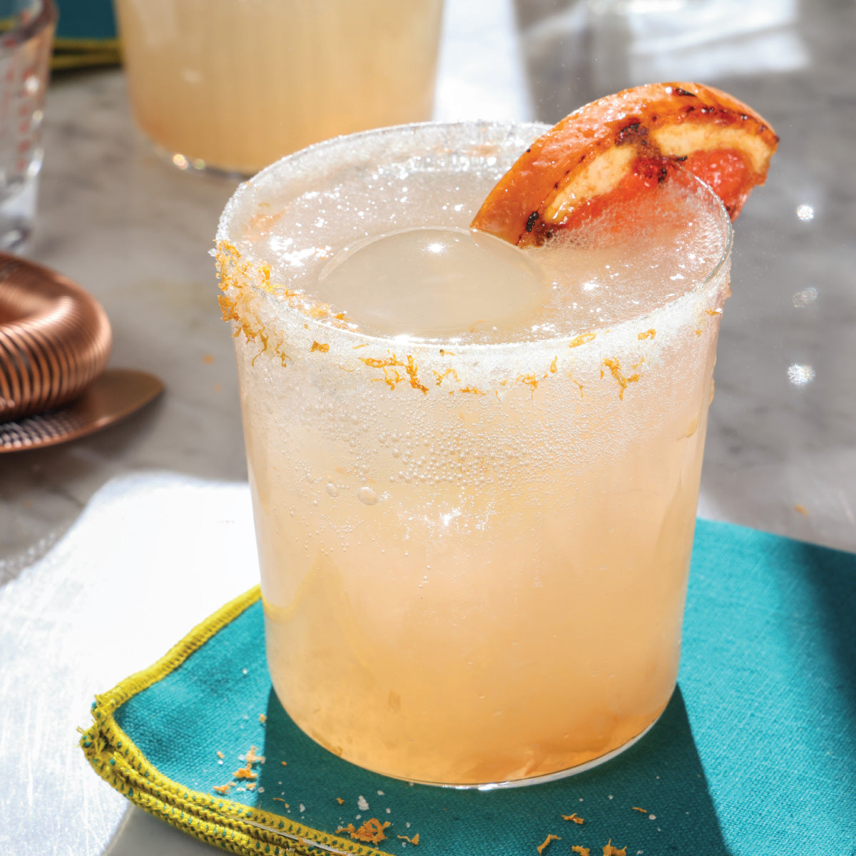 Paloma with Grilled Grapefruit