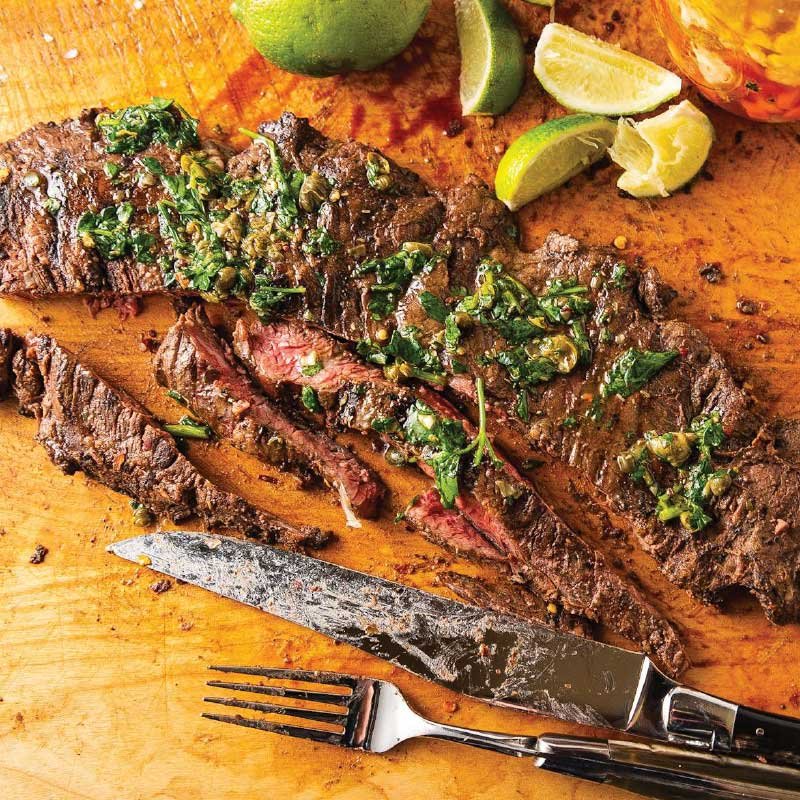 Arrachera (Mexican Skirt Steak) with Chimichurri