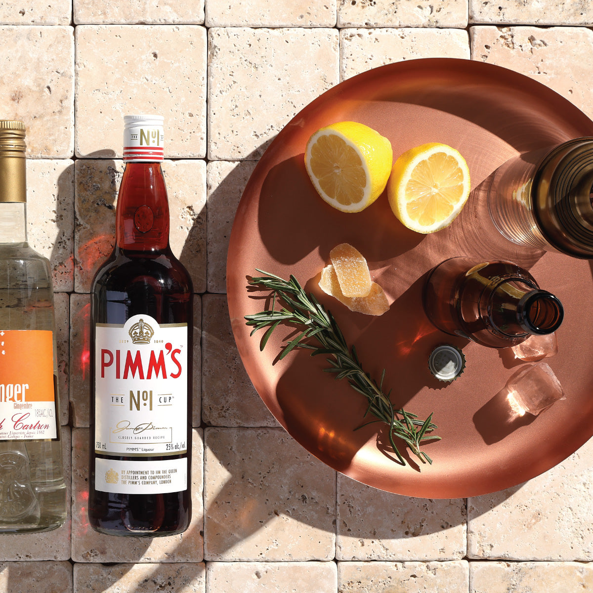 Ginger & Mezcal Pimm’s Cocktail