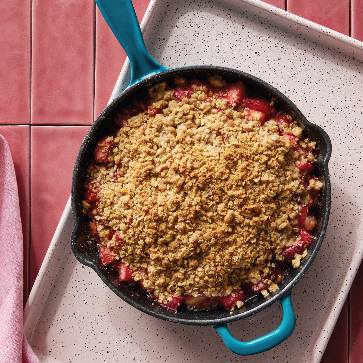 Strawberry Rhubarb Crisp
