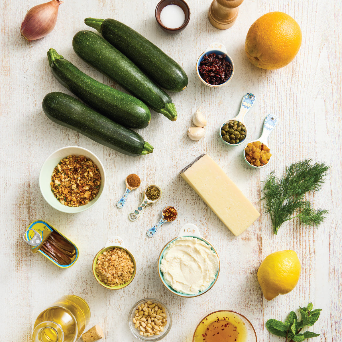 Sicilian-Style Stuffed Zucchini